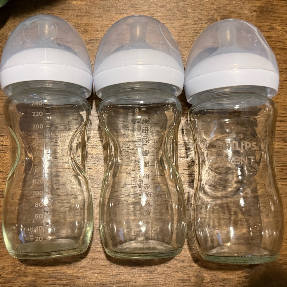Philips Advent 8 oz Glass Bottles